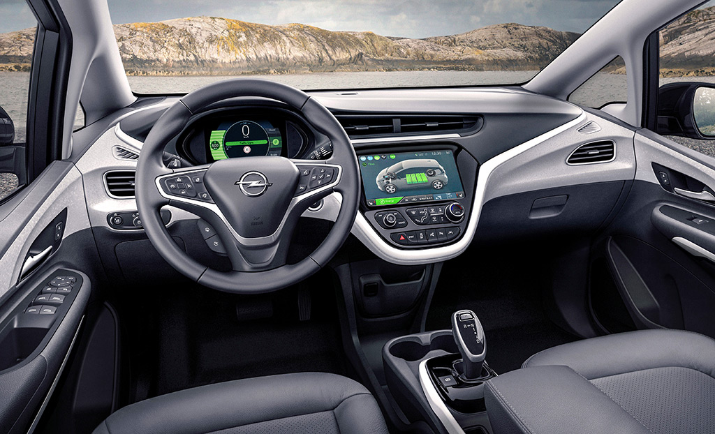 Opel Ampera-e, Innenraum / Cockpit