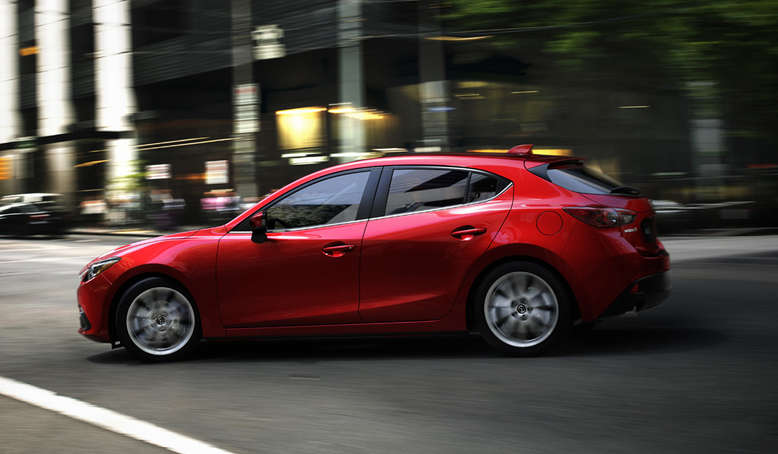 Mazda 3, Seitenansicht, 2013, Foto: Mazda