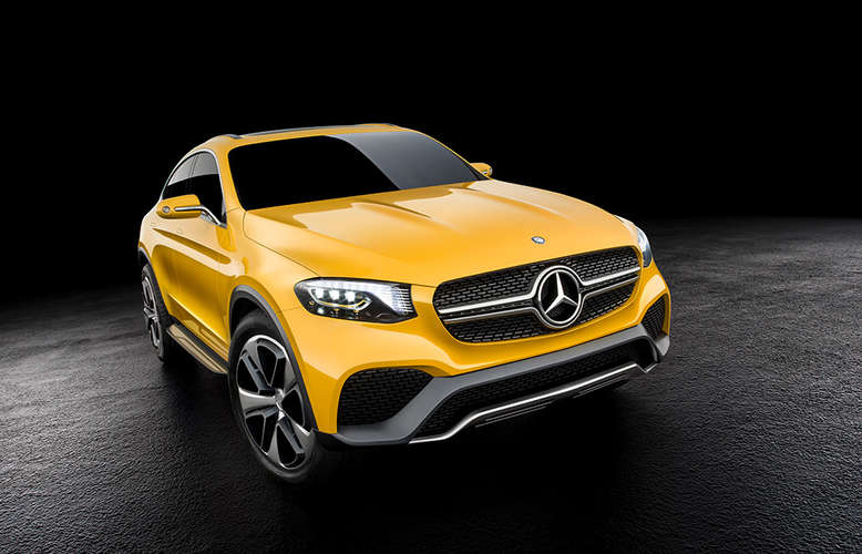 Mercedes GLC, Designstudie, Frontansicht, 2015, Foto: Daimler