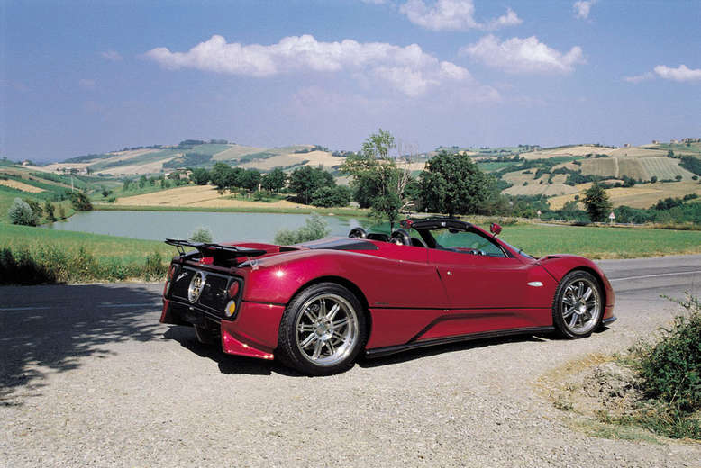 Pagani Zonda Roadster, Seitenansicht, 2003, Foto: Pagani Automobili