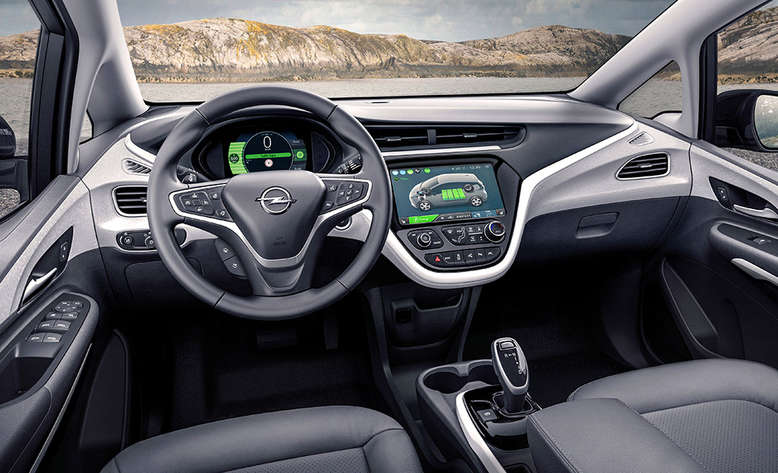 Opel Ampera-e, Innenraum / Cockpit