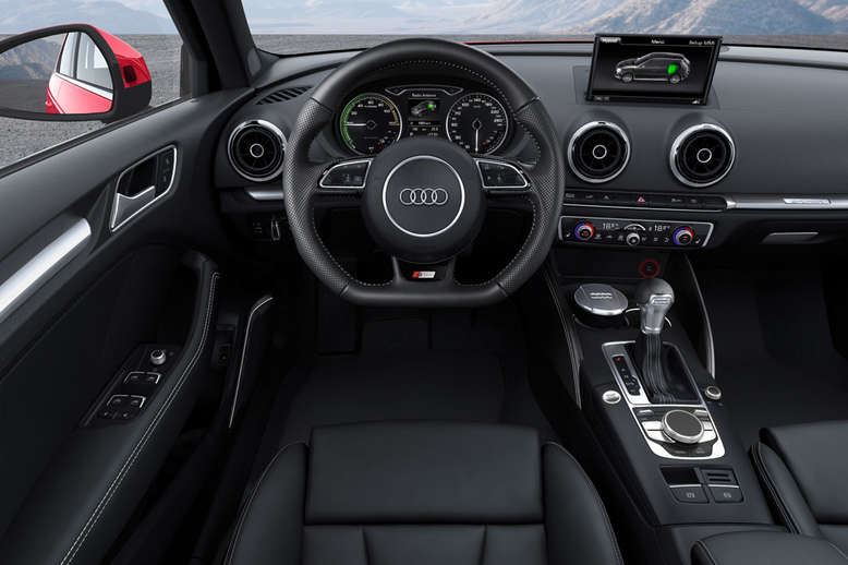 Audi A3 Sportback e-tron, Innenansicht, Cockpit, 2013, Foto: Audi