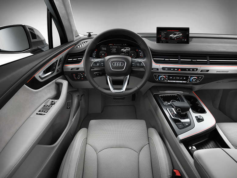 Audi Q7, Innenansicht, Cockpit, 2015, Foto: Audi