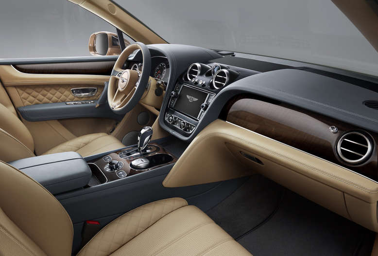 Bentley Bentayga, Cockpit / Innenraum, 2015, Foto: Bentley