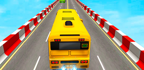 Autospiele: Impossible Bus Stunt 3D