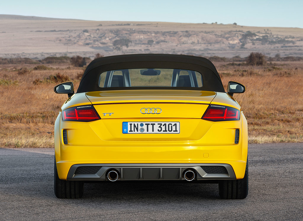 Audi TT Cabrio, Heck