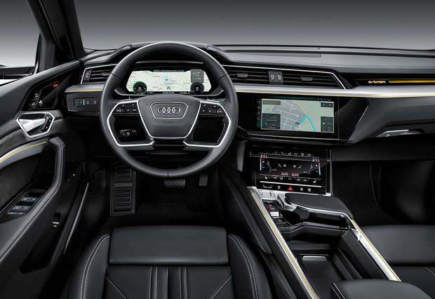 Audi e-tron, Cockpit