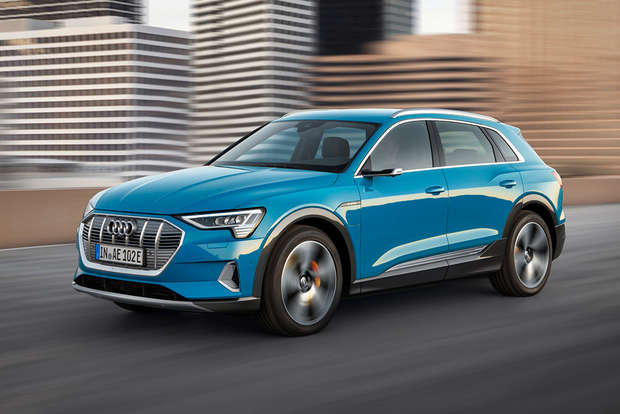 Audi e-tron, Fahrtaufnahme