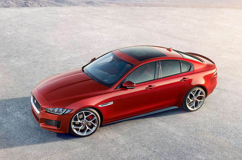 Jaguar XE, Draufsicht, 2014, Foto: Jaguar