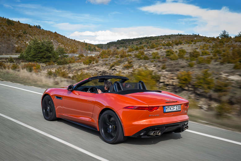 Jaguar F-Type, Heckansicht, 2012, Foto: Jaguar