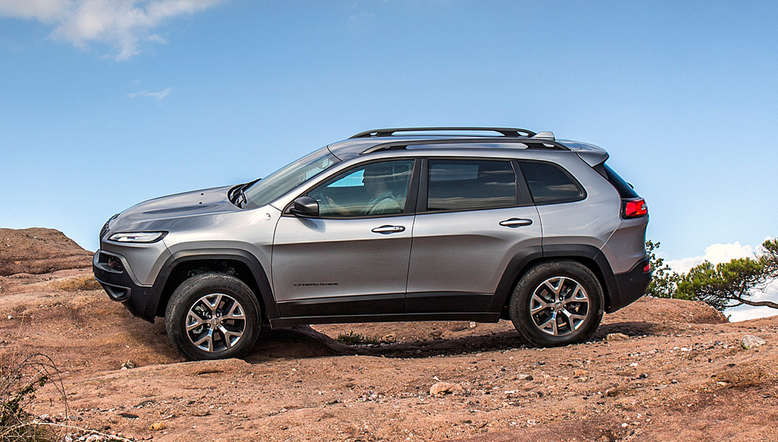 Jeep Cherokee Trailhawk, Seitenansicht, 2014, Foto: Chrysler Group LLC