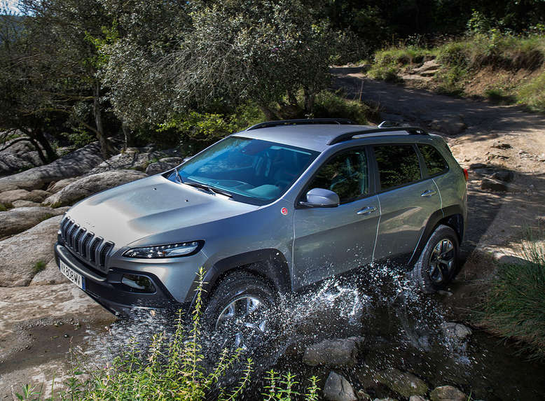 Jeep Cherokee Trailhawk, Seitenansicht, 2014, Foto: Chrysler Group LLC