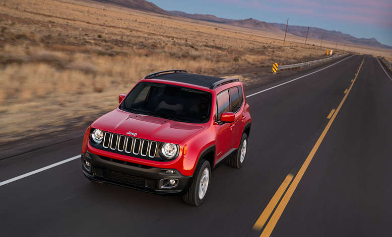 Jeep Renegade Lattitude, Frontansicht, 2014, Foto: Jeep