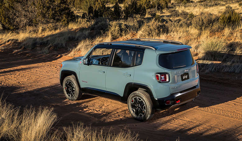 Jeep Renegade Trailhawk, Seitenansicht, 2014, Foto: Jeep