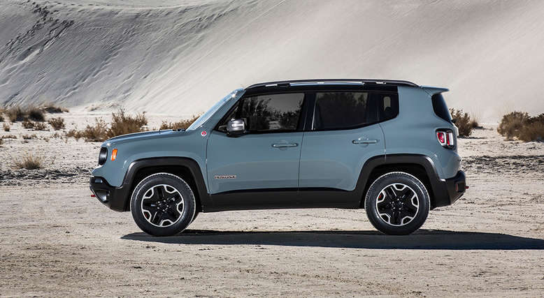 Jeep Renegade Trailhawk, Seitenansicht, 2014, Foto: Jeep