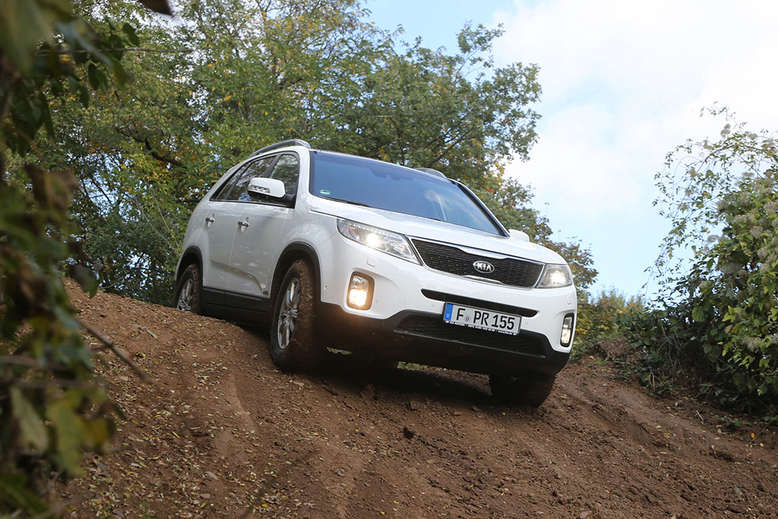 Kia Sorento, im Gelände, 2014, Foto: Kia