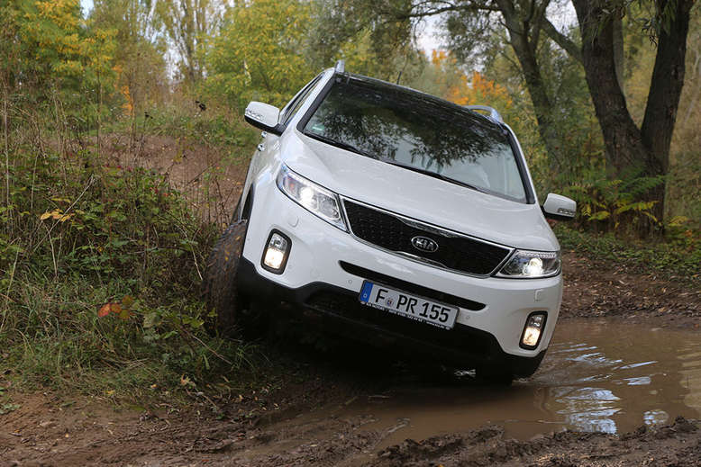 Kia Sorento, im Gelände, 2014, Foto: Kia