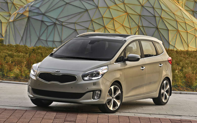 Kia Carens, Frontansicht, 2013, Foto: Kia