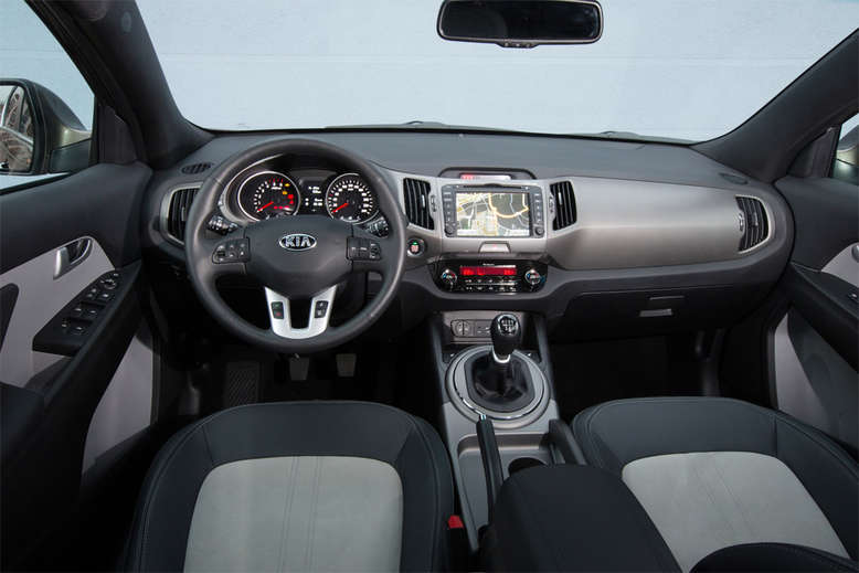 Kia Sportage, Innenansicht, Cockpit, 2014, Foto: Kia