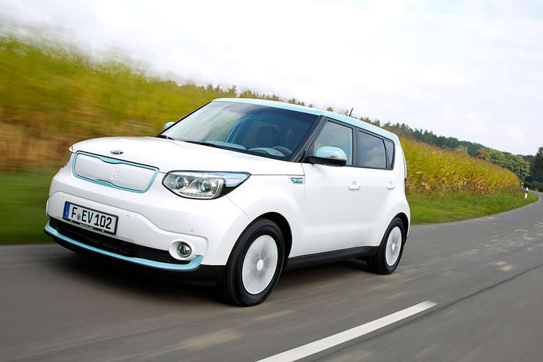 Kia Soul EV, Fahrtaufnahme, 2014, Foto: Kia