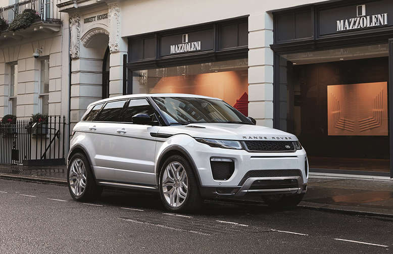 Range Rover Evoque, Frontansicht, Seite, 2015, Foto: Jaguar