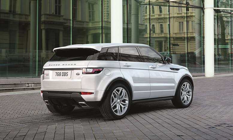 Range Rover Evoque, Heckansicht, Seite, 2015, Foto: Jaguar