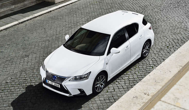 Lexus CT 200h, Frontansicht, Draufsicht, 2014, Foto: Lexus