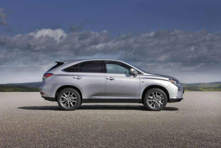 Lexus RX 450h, F-Sport, Seitenansicht, 2012, Foto: Lexus