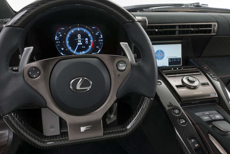 Lexus LFA, Innenansicht, Cockpit, 2010, Foto: Lexus