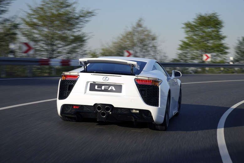 Lexus LFA, Heckansicht, 2010, Foto: Lexus