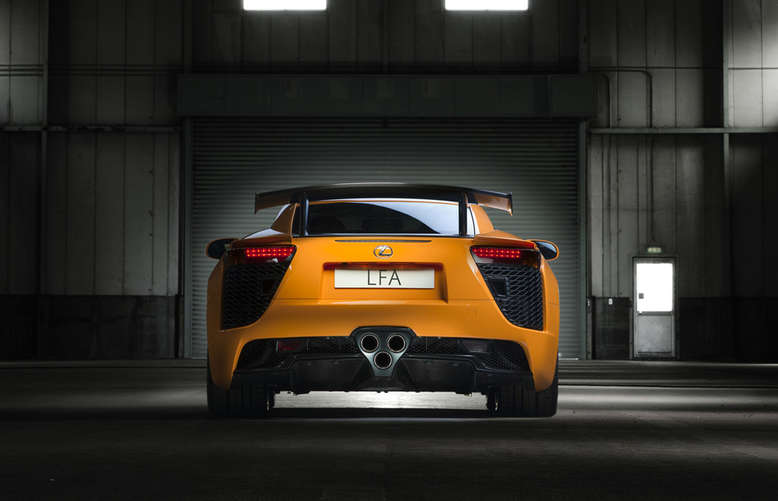 Lexus LFA, Heckansicht, 2011, Foto: Lexus