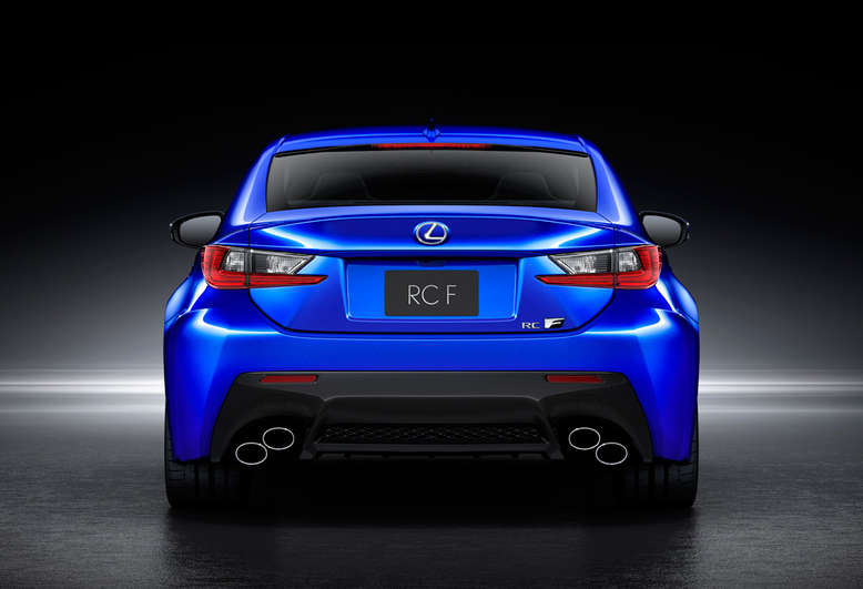 Lexus RC F, Heckansicht, 2014, Foto: Lexus