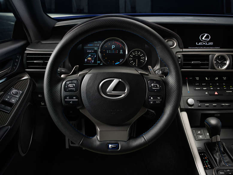 Lexus RC F, Innenansicht, Cockpit, 2014, Foto: Lexus