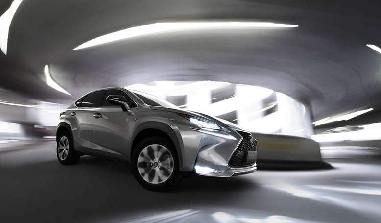 Lexus NX 300h, Seitenansicht, 2014, Foto: Lexus