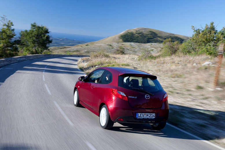 Mazda 2, 2010, 3-Türer, Heck, Foto: Mazda