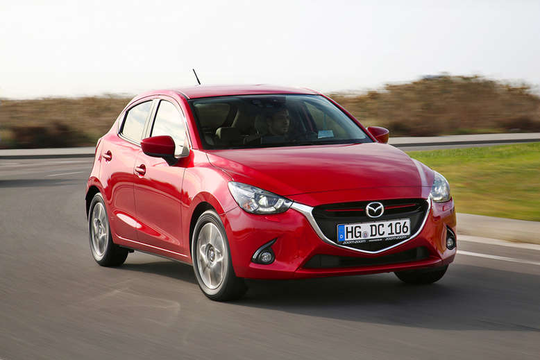 Mazda 2, Frontansicht, Seite, 2015, Foto: Mazda