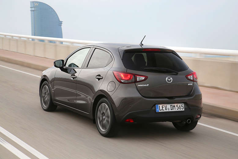 Mazda 2, Heckansicht, 2015, Foto: Mazda