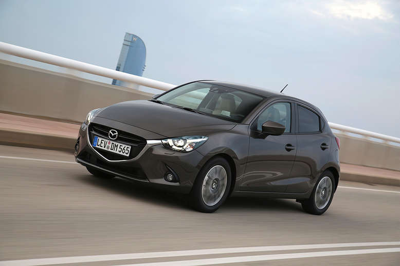 Mazda 2, Seitenansicht, 2015, Foto: Mazda