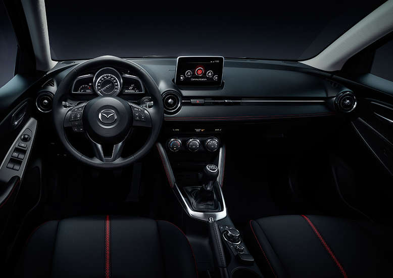 Mazda 2, Innenansicht, Cockpit, 2015, Foto: Mazda