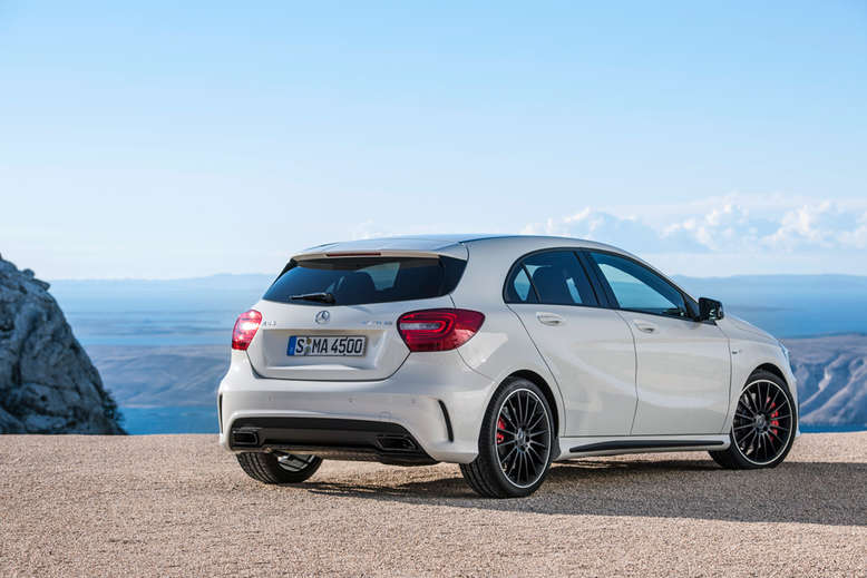 Mercedes A-Klasse A45 AMG, Heckansicht, 2013, Foto: Daimler AG