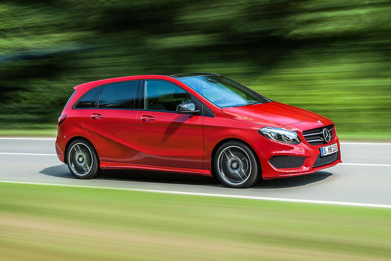 Mercedes-Benz B-Klasse, Seitenansicht, 2014, Foto: Mercedes-Benz