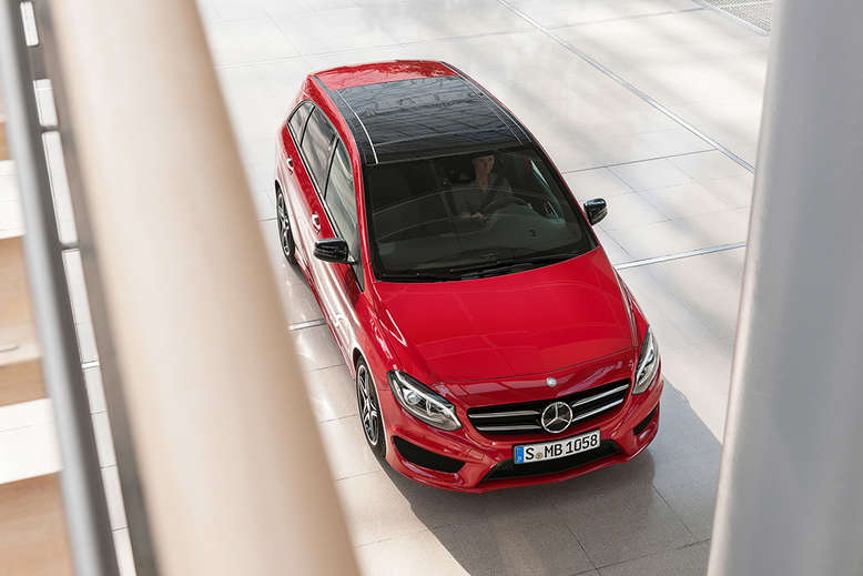 Mercedes-Benz B-Klasse, Draufsicht, 2014, Foto: Mercedes-Benz