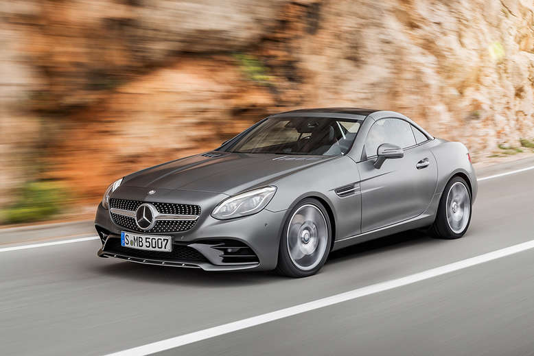 Mercedes-Benz SLK, in Fahrt, 2015, Foto: Mercedes-Benz