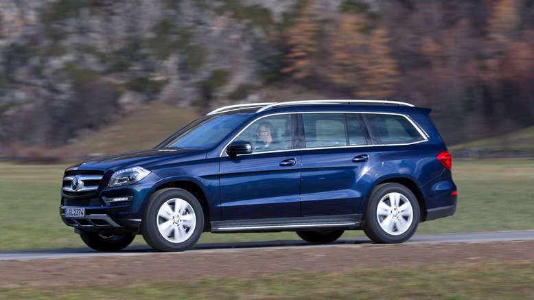 Mercedes GL-Klasse, GL 500 4MATIC, Seitenansicht, 2013, Foto: Daimler AG