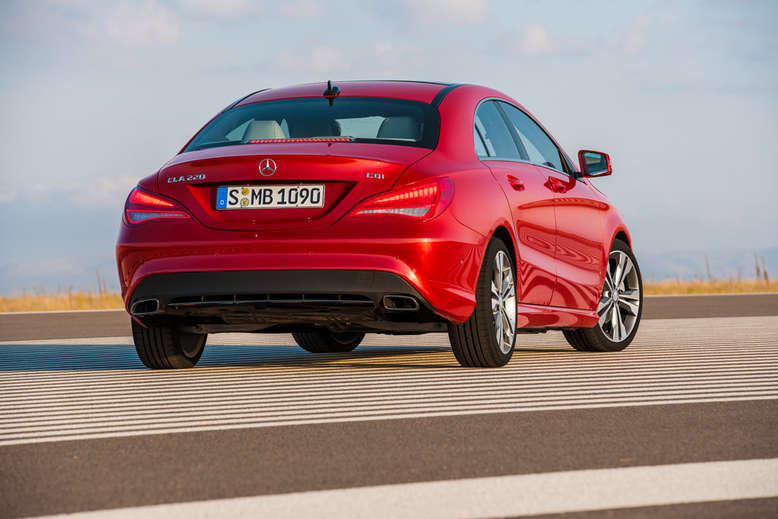 Mercedes CLA, Heckansicht, 2013, Foto: Daimler AG