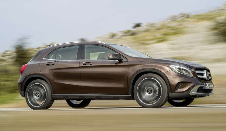 Mercedes GLA, Seitenansicht, 2013, Foto: Mercedes