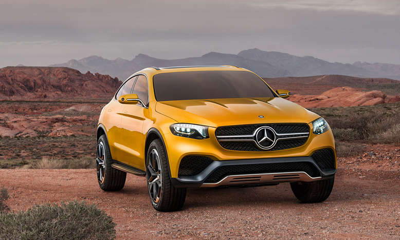 Mercedes GLC, Designstudie, Frontansicht, 2015, Foto: Daimler