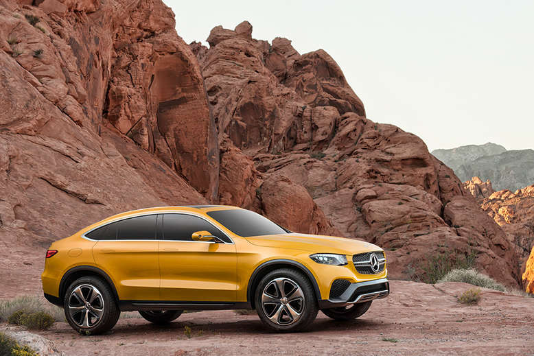 Mercedes GLC, Designstudie, Seitenansicht, 2015, Foto: Daimler