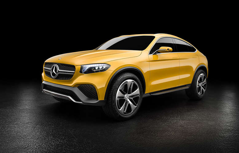 Mercedes GLC, Designstudie, Seitenansicht, Front, 2015, Foto: Daimler