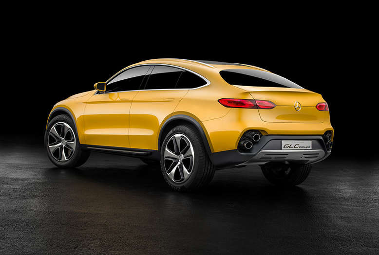 Mercedes GLC, Designstudie, Seitenansicht, Heck, 2015, Foto: Daimler